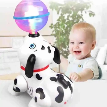 Çocuk Elektrikli Dans Köpek Müzik Oyuncaklar Robot Köpek Oyuncak İnteraktif Köpek Robot Pet Hediyeler için 3-9 Yaşındaki Erkek ve kız 4