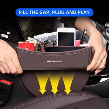 Araba Koltuğu Çatlak Kutusu Boşluk saklama çantası Stowing Tidying telefon tutucu BMW F20 F30 F10 G20 G30 G01 G02 G05 İç Aksesuarları