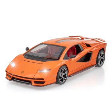 Yeni 1: 24 Countach LPI 800-4 Araba Modeli Oyuncak Araba Modeli Ücretsiz Kargo Diecasts ve Oyuncak Araç Modeli Metal Araba Koleksiyonu İçin Çocuk Oyuncak 5