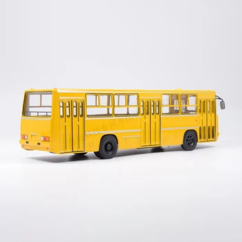 1: 43 Rus Büyük şehir otobüsü Alaşım Otobüs Modeli IKARUS-260 Yüksek Taklit Çift Gezi Otobüsü Oyuncak Araba Alaşım Otobüs Suburban 1