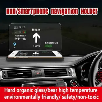 H6 6 inç Ekran Araba Hud Head-up Ekran Projektör Evrensel Telefon Navigasyon Gps Dağı Dropshipping 2