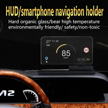 H6 6 inç Ekran Araba Hud Head-up Ekran Projektör Evrensel Telefon Navigasyon Gps Dağı Dropshipping 5