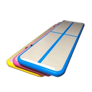 Popüler şişme havalı yatak Jimnastik İçin 5M spor salonu matı Eğitim Ev Kullanımı İçin Hava Parça Kat DWF Zıplayan Mat