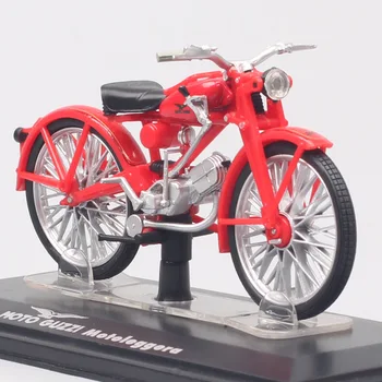 Küçük 1/24 Ölçekli Klasik Moto Guzzi Motoleggera Guzzino Motosiklet Modeli Diecast Bisiklet Araç Oyuncak akrilik kutu Starline Kopyaları