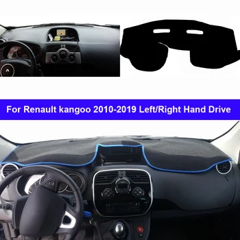 2 Kat Araba Dashboard Kapak Dash Mat Halı Renault kangoo 2010 - 2019 İçin LHD RHD 2011 2012 2013 2014 2015 2016 2017 2018
