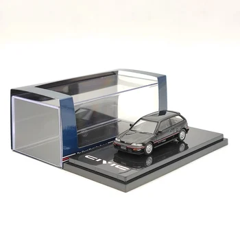 Hobi Japonya 1: 64 H~da Cıvıc (EF9) SıR Ⅱ Siyah HJ641031ABK Diecast oyuncak Araba Koleksiyonu Hediyeler