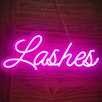 LED Neon Saç Çivi ışık Burcu Güzellik Salonu Mağaza Açık Kısılabilir Neon Harfler Sanat Eseri Şekilli Duvar Asılı ışık İşareti 2