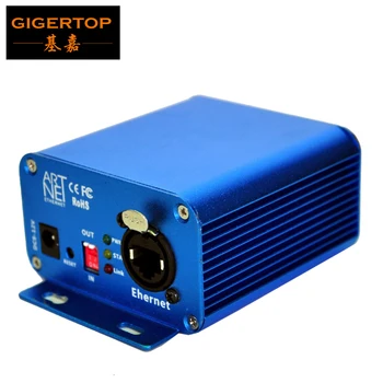 Gigertop Çift yönlü Ethernet DMX Dönüştürücü EL ArtNet 1024 Denetleyici 3pın / 5pın Soket Çıkışı Lan Earthnet / DMX Artnet Konsolu