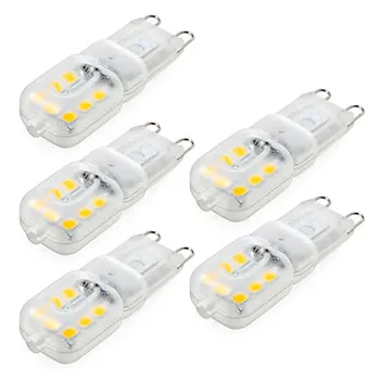 BEEFORO 4 W G9 LED Bi-pin ışıkları 14 SMD 2835 300-360 lm sıcak beyaz / soğuk beyaz spot led lamba ampulü AC 220-240 V 5 adet 1