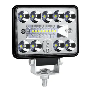 3 İnç Mini LED 54W LED iş lambası şeridi Kare Spot ışın 24V 12V arazi arabası ışığı Bar Kamyon İçin 18X3W Araba SUV ATV IP67
