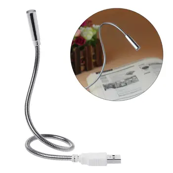 USB esnek ışık klavye lambası şarj edilebilir ayarlanabilir hortum gece aydınlatma için tak ve Çalıştır pc bilgisayar masaüstü kitap 2