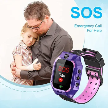 Akıllı saat çocuklar GPS WIFI Görüntülü Görüşme SOS IP67 Su Geçirmez Çocuk Smartwatch Kamera Konumu Tracker Hediyeler Erkek Kız İçin Telefon izle