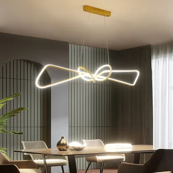 LOFAHS Uzaktan Kumanda Kolye aydınlatma armatürü Modern kişilik Deco Led Kolye Yemek Mutfak Odası Bar ofis lambası