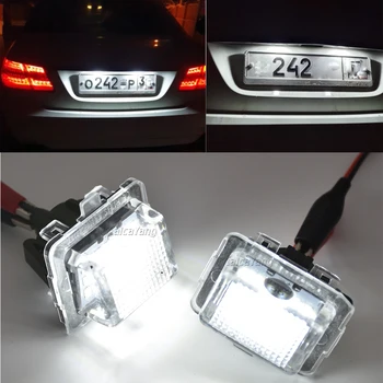 Araba Styling LED plaka numarası aydınlatma ışığı Mercedes Benz İçin W212 Vagon Sedan W207 2D Coupe W204 4D 5D W216 W218 W221 4D