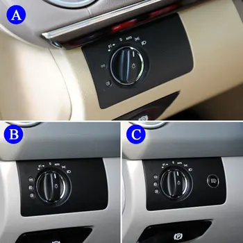 Araba İç Ön Far Lambası Far Anahtarı Düğmesi Paneli ayar kapağı Değiştirme Benz W164 ML GL 300 350 450 500 2005-2011 5