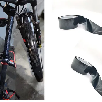 Bisiklet Sticker Aşınmaya dayanıklı bisiklet iskeleti Koruma Bandı 5D Karbon Fiber Bisiklet Koruyucu Anti-scratch Bisiklet koruyucu film