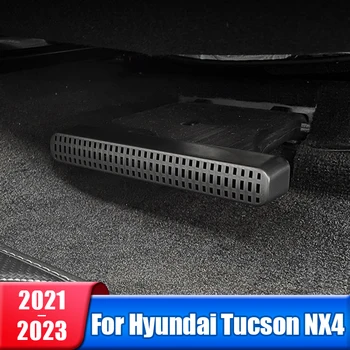 Araba Arka Koltuk Altında Havalandırma Hava Çıkış Vent Kapak Toz Geçirmez Hyundai Tucson İçin NX4 2021 2022 2023 Hibrid N Hattı Aksesuarları