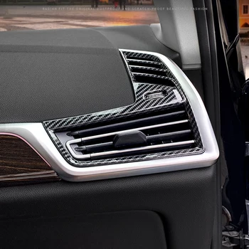 Araba Dashboard Havalandırma çerçeve Dekorasyon Gövde Kiti Karbon Fiber Renk Araba Styling Modifikasyonu BMW G05 G06 G07 Aksesuarları
