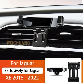Araba cep telefonu tutacağı Jaguar XE 2015-2022 İçin 360 Derece Dönen GPS Özel takoz desteği Navigasyon Braketi Aksesuarları