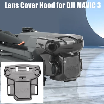 Lens kapağı Hood DJI MAVİC 3 Drone Lens Kapağı Koruyucu Gimbal Kamera Koruma Parlama Önleyici Kalkan DJI Mavic 3 Aksesuarları