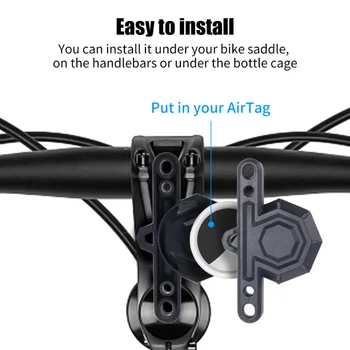 Için AirTag Bisiklet İzci Standı Kapak Evrensel Bisiklet montaj dirseği Bulucu Kapak GPS İzci Kapağı AirTags Bisiklet Aksesuarları 4