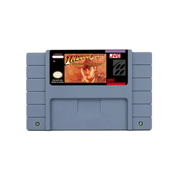 SNES 16 Bit için Indiana Jones'un En Büyük Maceraları Aksiyon Oyunu