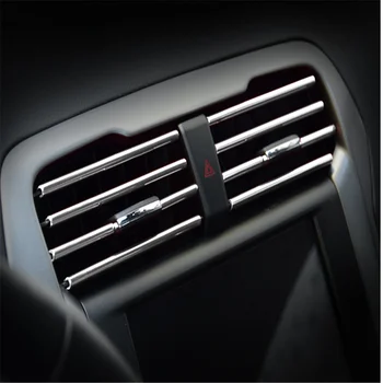Araba hava çıkış parlak şerit sticker Honda Civic 2018 için Fit CRV Accord Crider Yeşim Vezel HR-V Odyssey