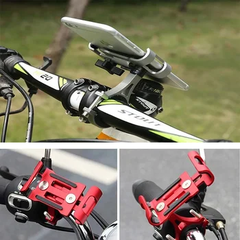 Evrensel Motosiklet Bisiklet telefon tutucu Gidon Vida Sabitleme Bisiklet GPS Standı Klip Bisiklet kaymaz Braketi Cep Telefonu için 1