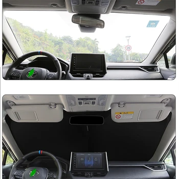 Araba Güneşlik Cam Güneşlik Otomatik Katlanabilir Ön Pencere Güneş Gölge UV ışınları Toyota Land Cruiser Prado İçin 150 2010- 2019 2020 1