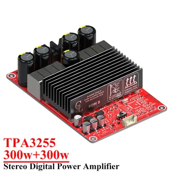 300w*2 TPA3255 2 kanallı Stereo Amplifikatör Kurulu Yüksek Güç Bluetooth 5.0 DC24-48v D Sınıfı Dijital güç amplifikatörü Ses