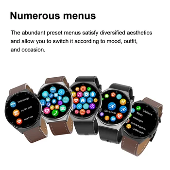 DT3 Mate akıllı saat Erkekler Kadınlar İçin 1.5 İnç HD Ekran NFC Smartwatch 2022 Erkekler Saatler Bluetooth Çağrı Kol Saati Spor bilezik 4