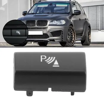 Araba Park Radarları değiştirme sensörü düğme kapağı Trim Düğme Kapağı BMW X5 E70 X6 E71 Siyah Aksesuarları