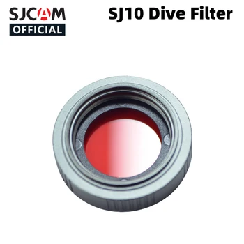 SJCAM SJ10 PRO SJ10X Dalış Filtre Lens Kırmızı Filtre Koruma SJCAM S10 Pro SJ10X Eylem Kamera 5