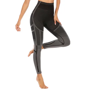 Yüksek Bel Yoga Pantolon kadın Sıkı Yüksek Bel Şeftali Kalça Dış Giyim Kalça Kaldırma Spor fitness pantolonları Yoga Giysileri Kadın 3