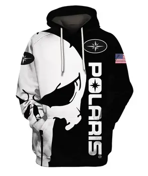 Yeni erkek Motokros Logosu Polaris Açık Yarış Kazak 3D Baskılı Hoodie Harajuku Sokak Yüksek Kaliteli Kazak Giyim