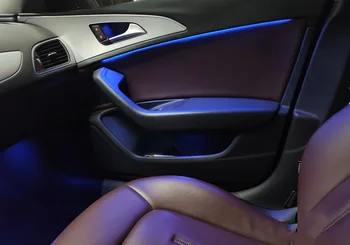 Atmosfer ışığı Audi A6 C7 C7 PA A7 2012-2018 MMI kontrol iç LED ortam ışığı kapı ayak ışık orijinal 19 ışık 1