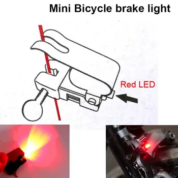 Bisiklet fren lambası açık Bisiklet yürüyüş seyahat Sinyal Led bisiklet ışıkları su geçirmez Nano bisiklet fren lambası Güvenli gösterge ışığı 5