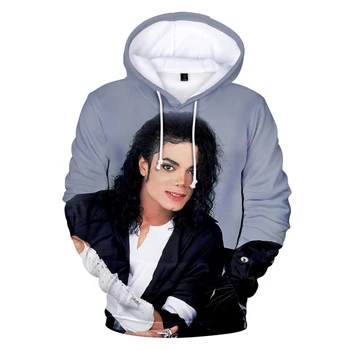 Selam Süper Yıldız Michael Jackson 3D Hoodies Moda Erkek Kadın Tişörtü Sıcak Satış Michael Joseph Jackson erkek Kazak