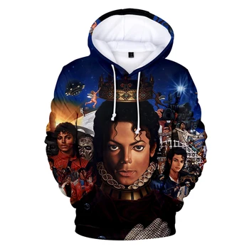 Selam Süper Yıldız Michael Jackson 3D Hoodies Moda Erkek Kadın Tişörtü Sıcak Satış Michael Joseph Jackson erkek Kazak 2