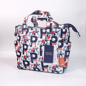 2022 yeni golf çantası moda bayan saklama çantası aşınmaya dayanıklı kanvas tote çanta 골프 토트백 4
