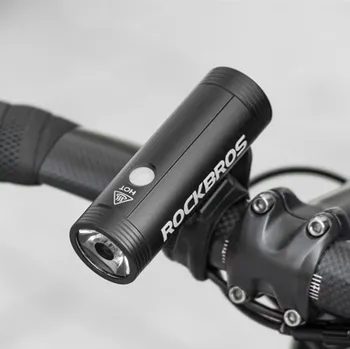 ROCKBROS bisiklet ışık ön / arka bisiklet ışığı USB LED bisiklet el feneri luz MTB Far arka lambası bisiklet aksesuarları bisiklet Lambası