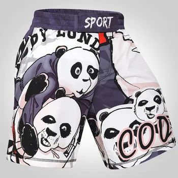 Harajuku Retro Hayvan Panda Baskılı Şort Erkek Moda 3D Baskılı Spor kısa pantolon Nefes Streetwear Sweatpants