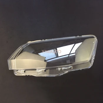 Far camı Skoda Rapid İçin 2013~2016 Far Kapağı araba ışıkları Cam Değiştirme Ön Otomatik Kabuk 4